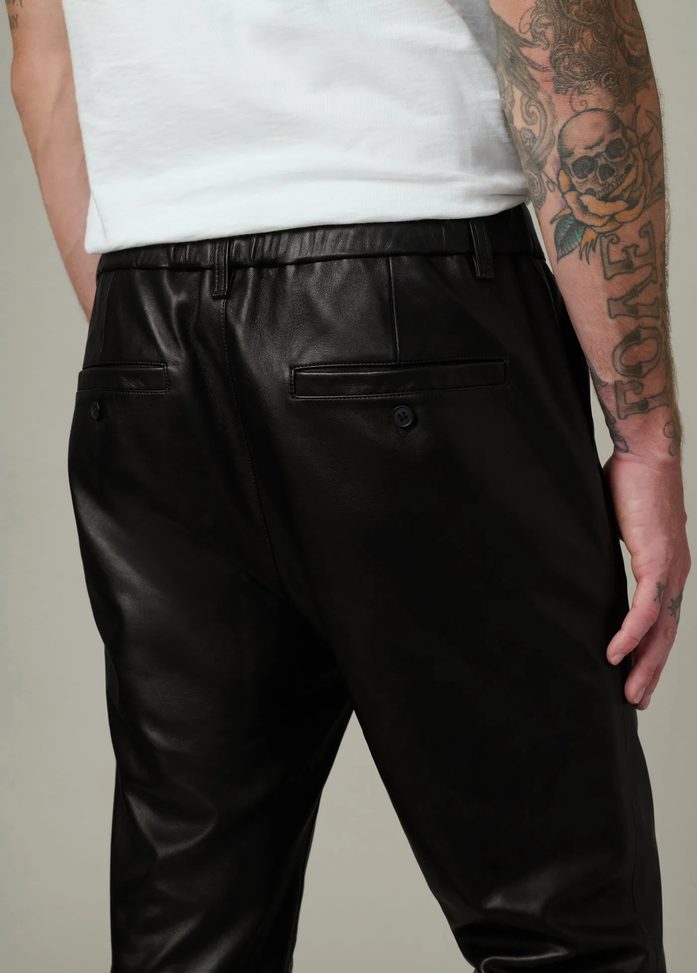 THE LAIRD LEATHER TROUSER