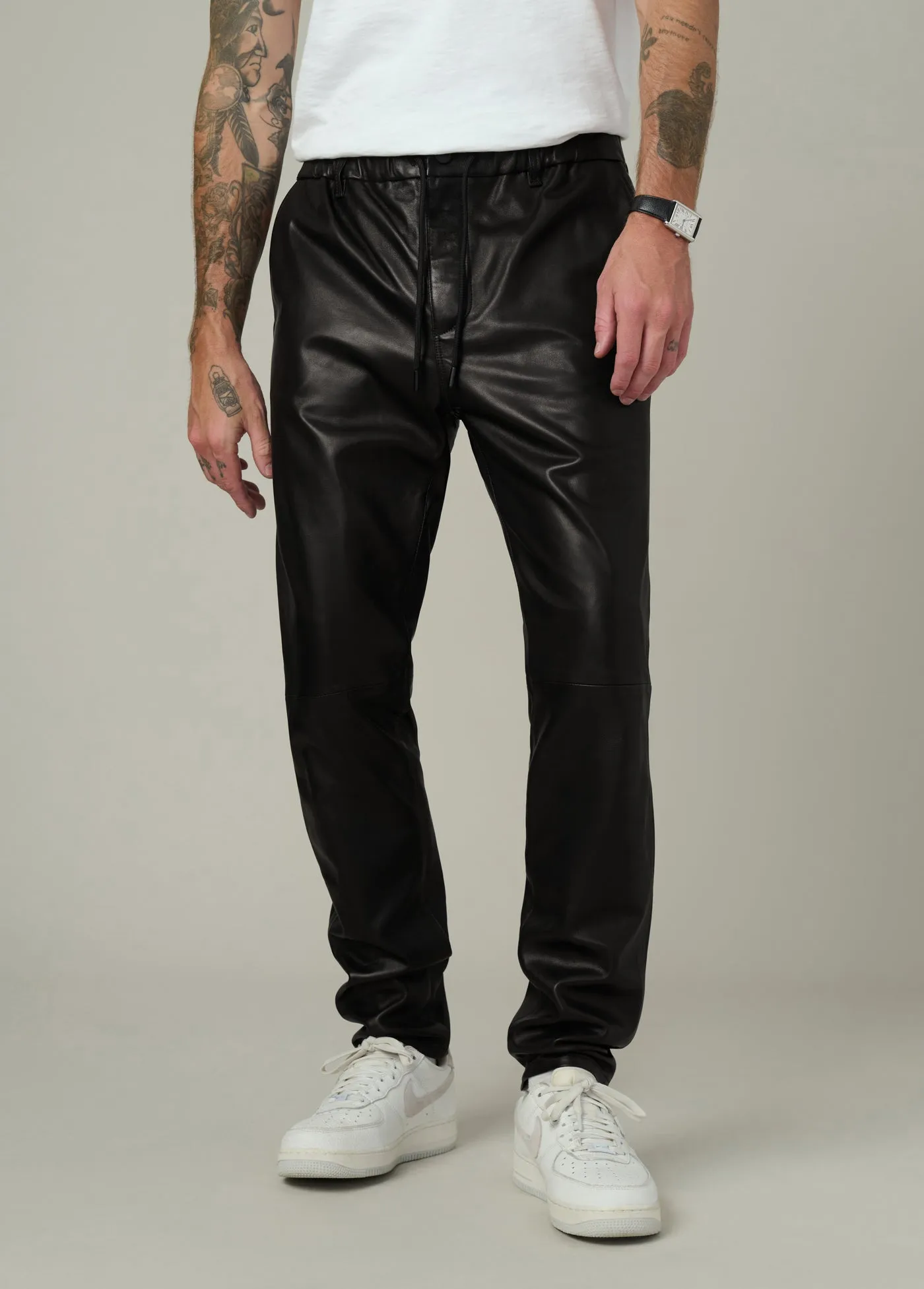 THE LAIRD LEATHER TROUSER