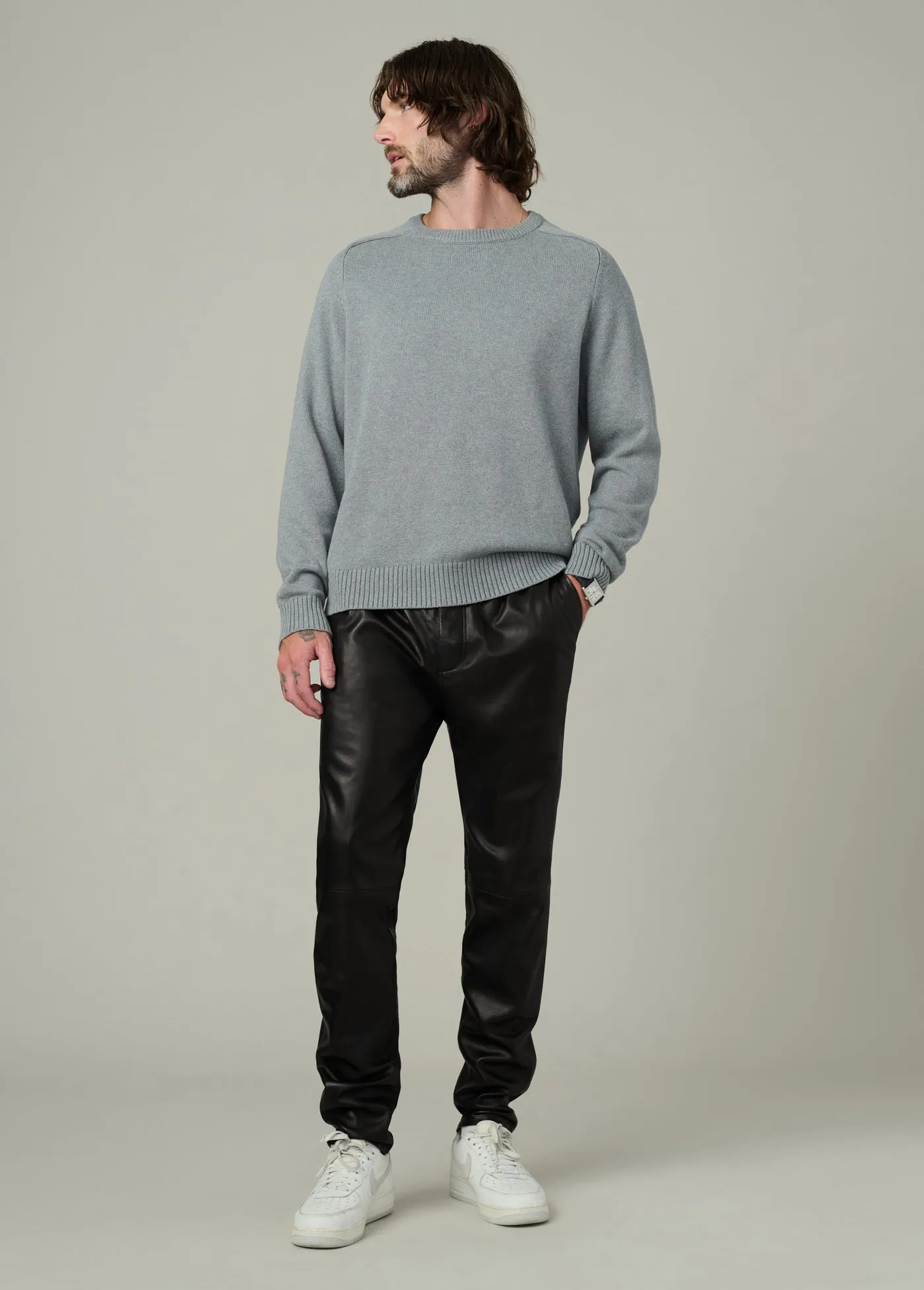 THE LAIRD LEATHER TROUSER