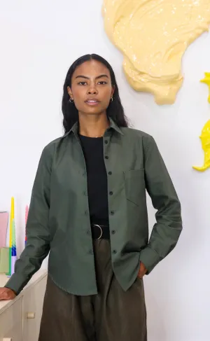The Tailor - Proper Fit - Dark Olive Oxford