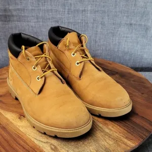 Timberland 3-Eye Chukka Boot Wheat Big Kids Junior's size 6 (EU 39)  7190R