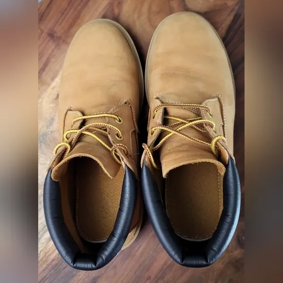Timberland 3-Eye Chukka Boot Wheat Big Kids Junior's size 6 (EU 39)  7190R