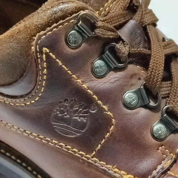 Timberland Men's Chunky Oxfords Brown Leather Casual Work Dress Shoes, Size 11M