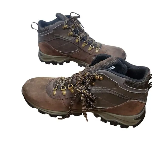 Timberland Mt Maddsen Waterproof Mid Hiking Boots Mens US 12 Brown 2730R Leather