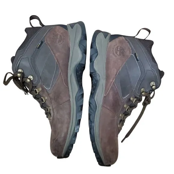 Timberland Mt Maddsen Waterproof Mid Hiking Boots Mens US 12 Brown 2730R Leather