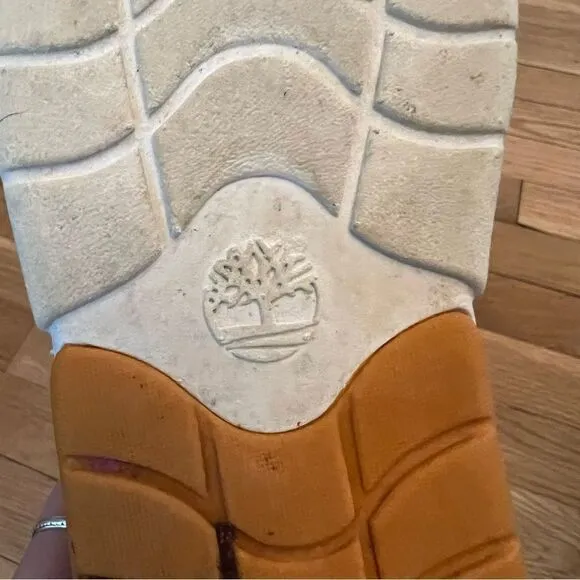 Timberland Navy Suede Leather Velcro Boots