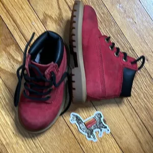 Timberland toddler boot lace up red 7
