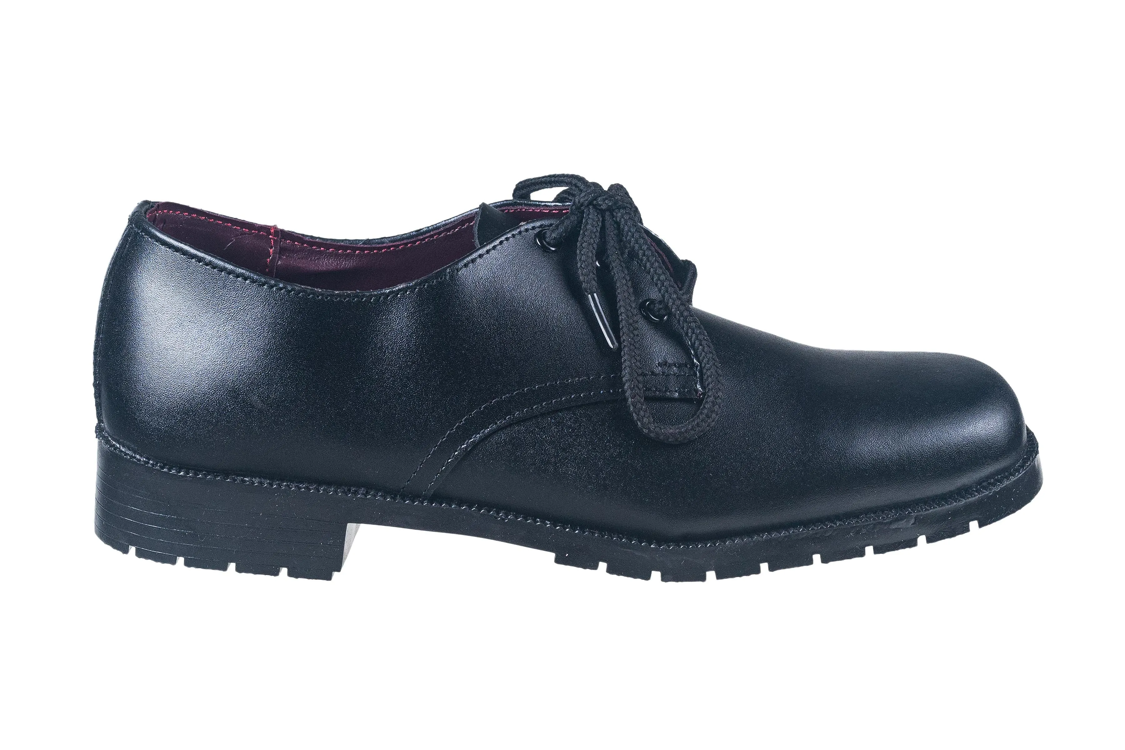 Titas Black Leather School Shoe for Boys (3 to 6 Years Kids)(B. Boy 22 Jr.)