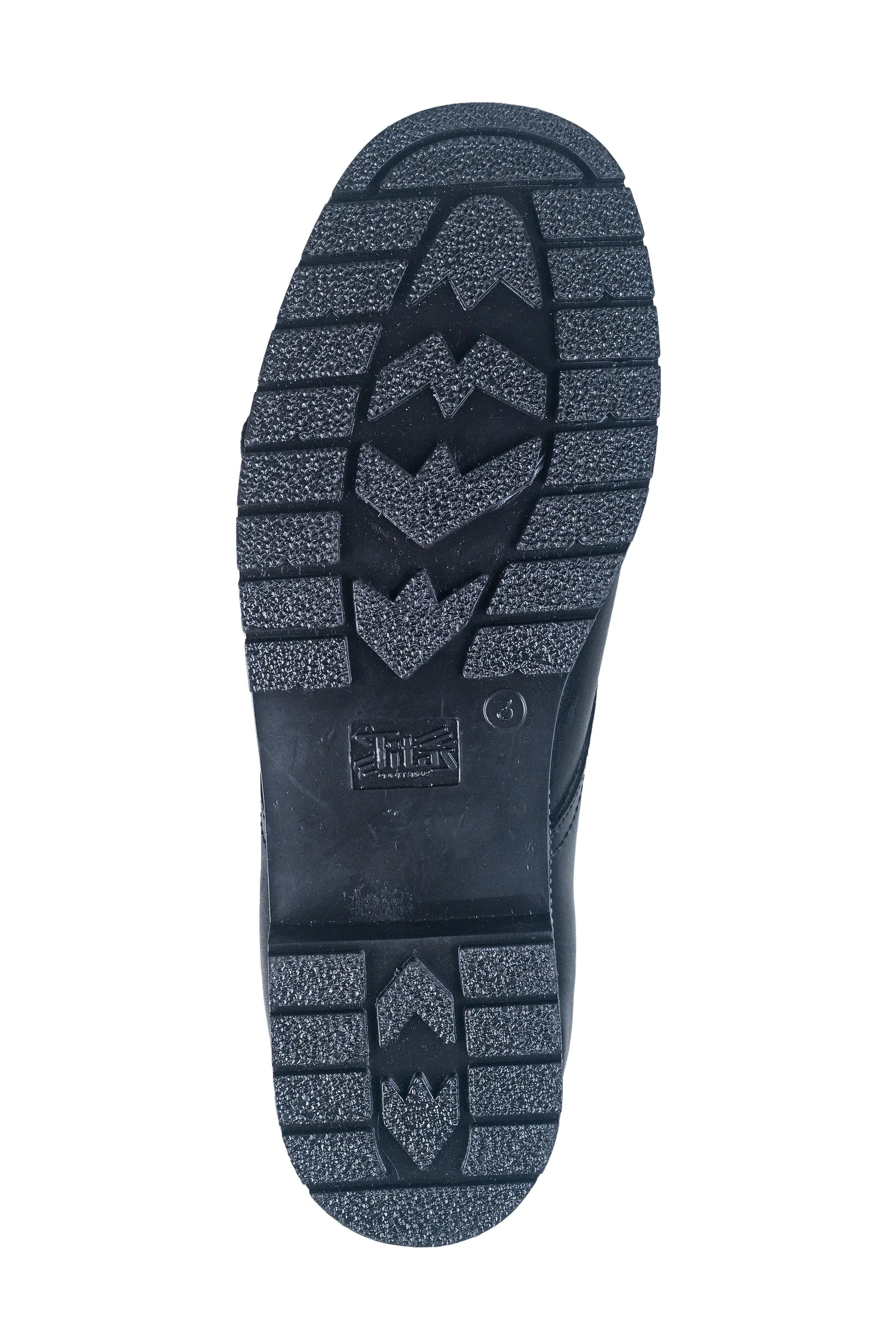 Titas Black Leather School Shoe for Boys (3 to 6 Years Kids)(B. Boy 22 Jr.)