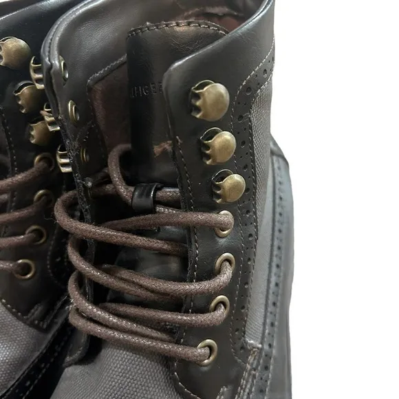 Tommy Hilfiger Gladstone Lace Up Mid Brown Oxford Boot