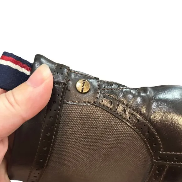Tommy Hilfiger Gladstone Lace Up Mid Brown Oxford Boot
