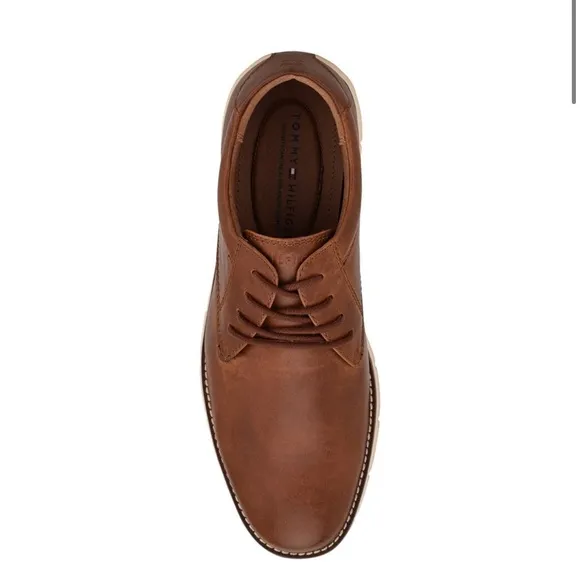Tommy Hilfiger Men's Warren Plain Toe Oxford New in Box Medium Brown