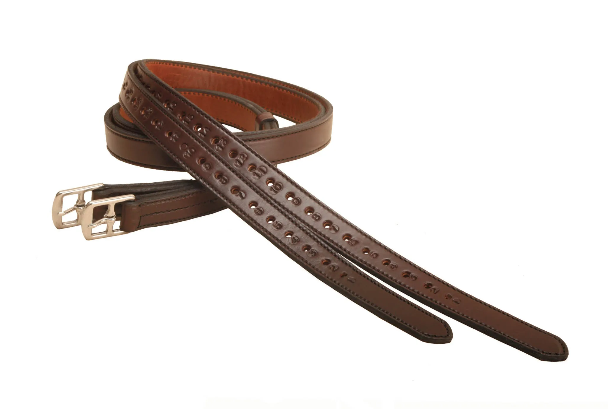 Tory Leather Half Hole Leathers-48"