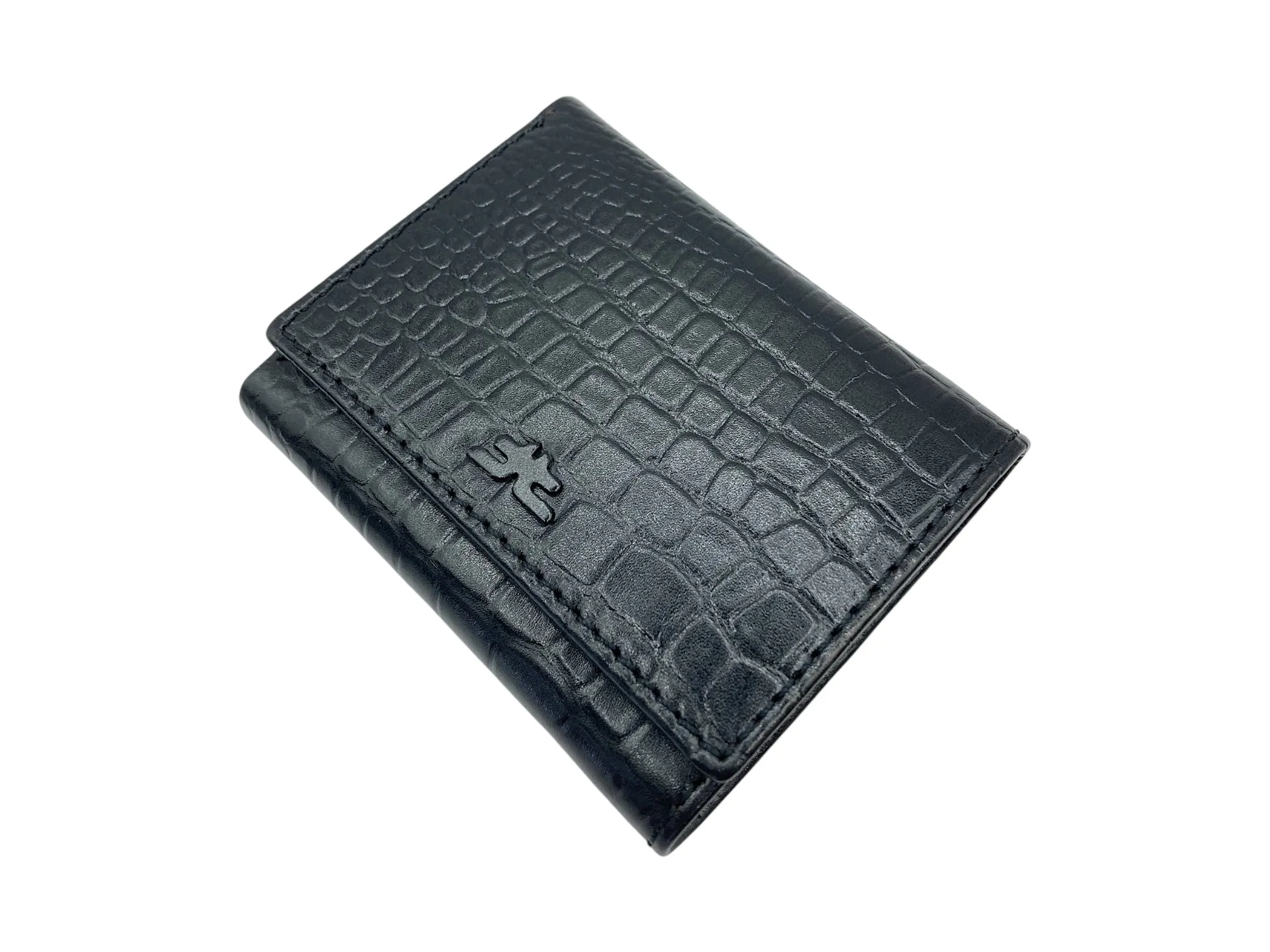 Trifold Wallet RFID Slim Wallets 10 Card Double Stitch # 1508