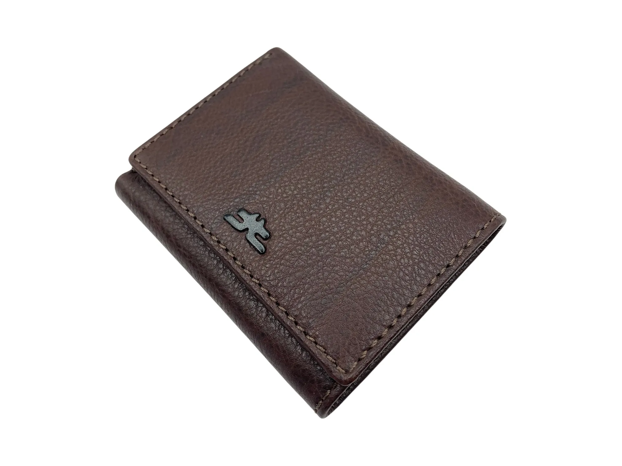 Trifold Wallet RFID Slim Wallets 10 Card Double Stitch # 1508