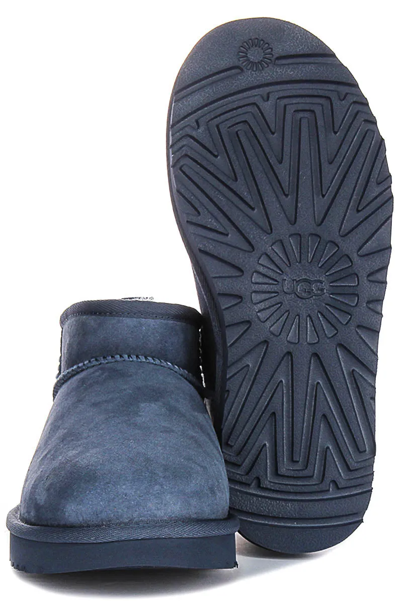 Ugg Australia W Classic Ultra Mini In Dark Blue For Women