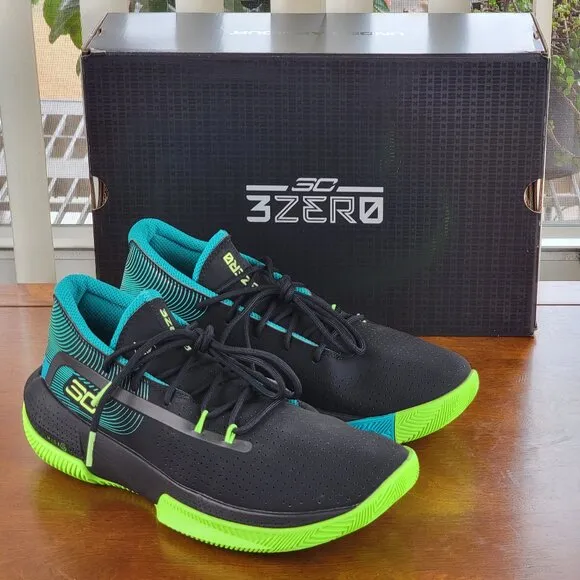 Under Armour Boys UA GS SC 3Zero III Basketball Shoes Leather 3022117 Size 7