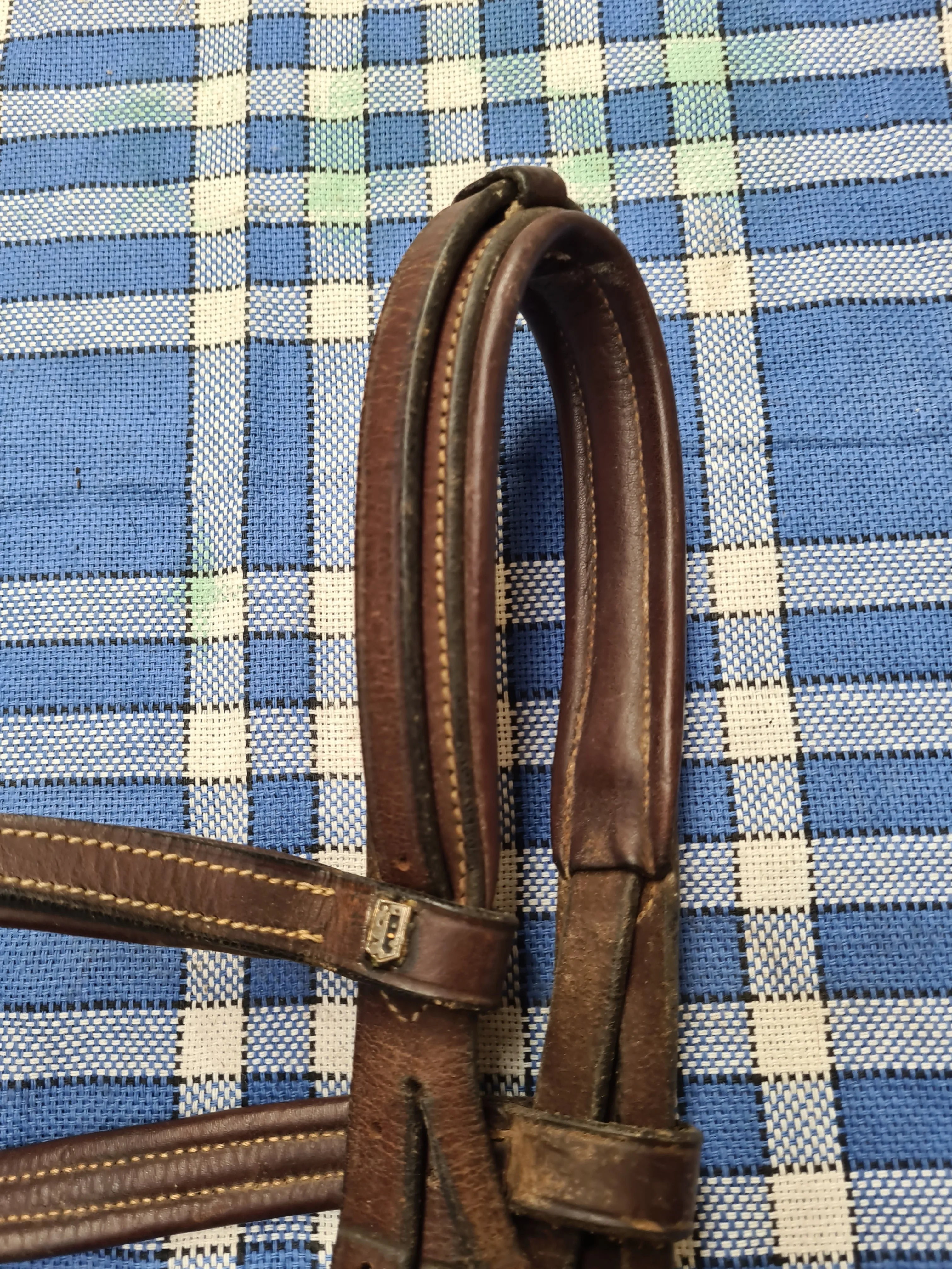 Used brown leather full size bridle FREE POSTAGE❤️