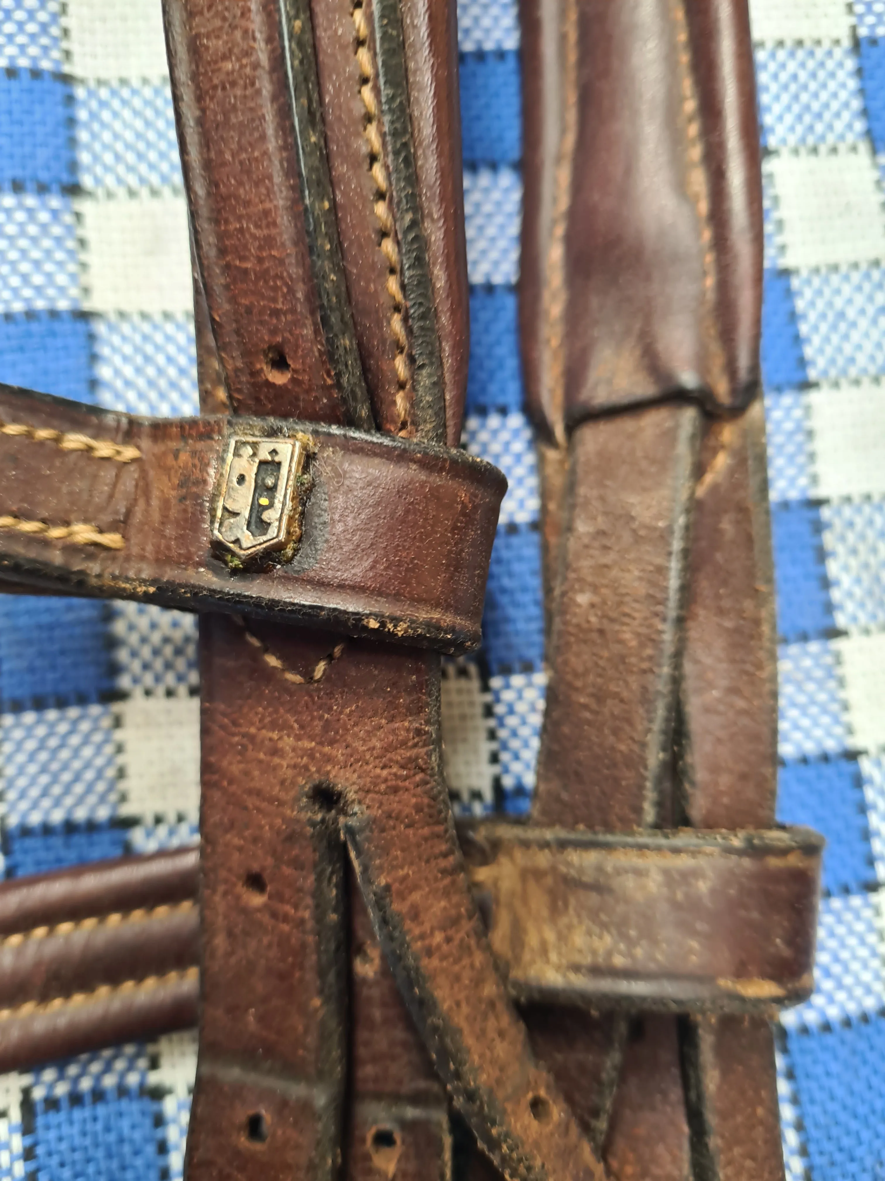 Used brown leather full size bridle FREE POSTAGE❤️
