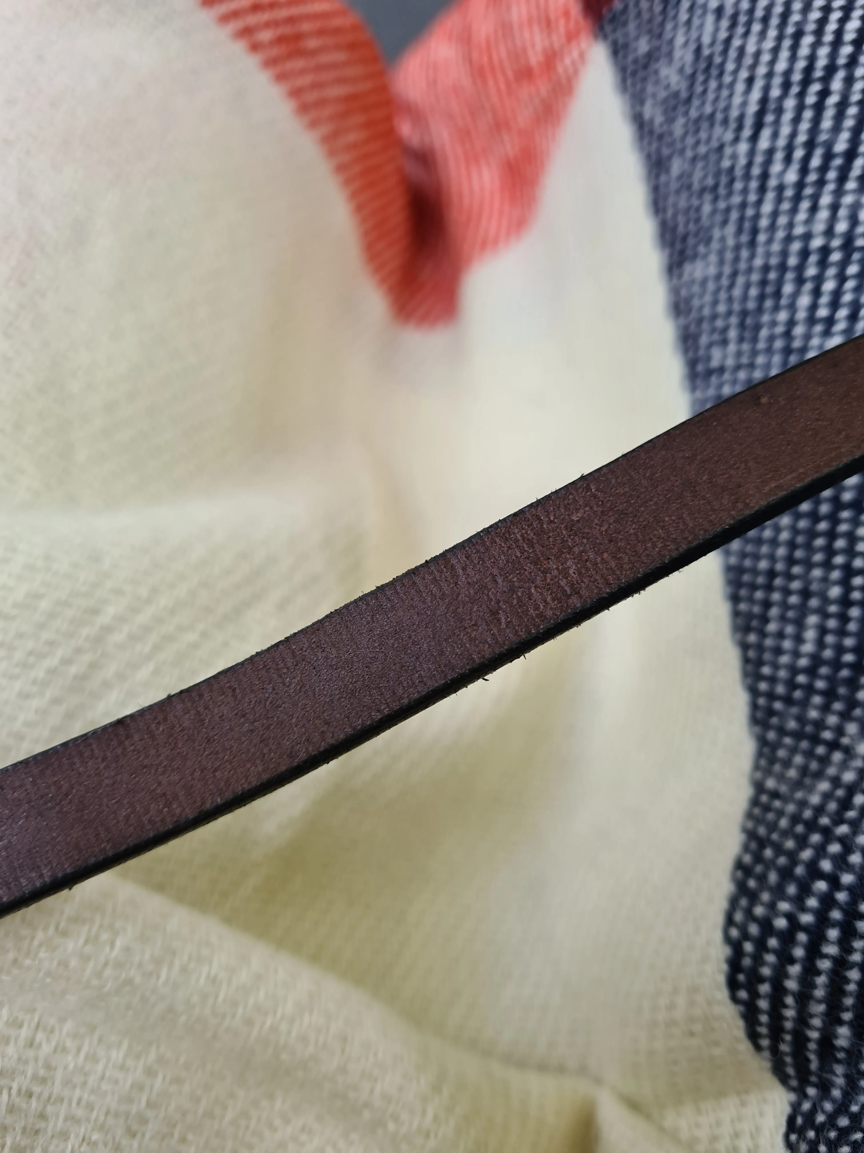 Used full brown leather plain brow band FREE POSTAGE ✅