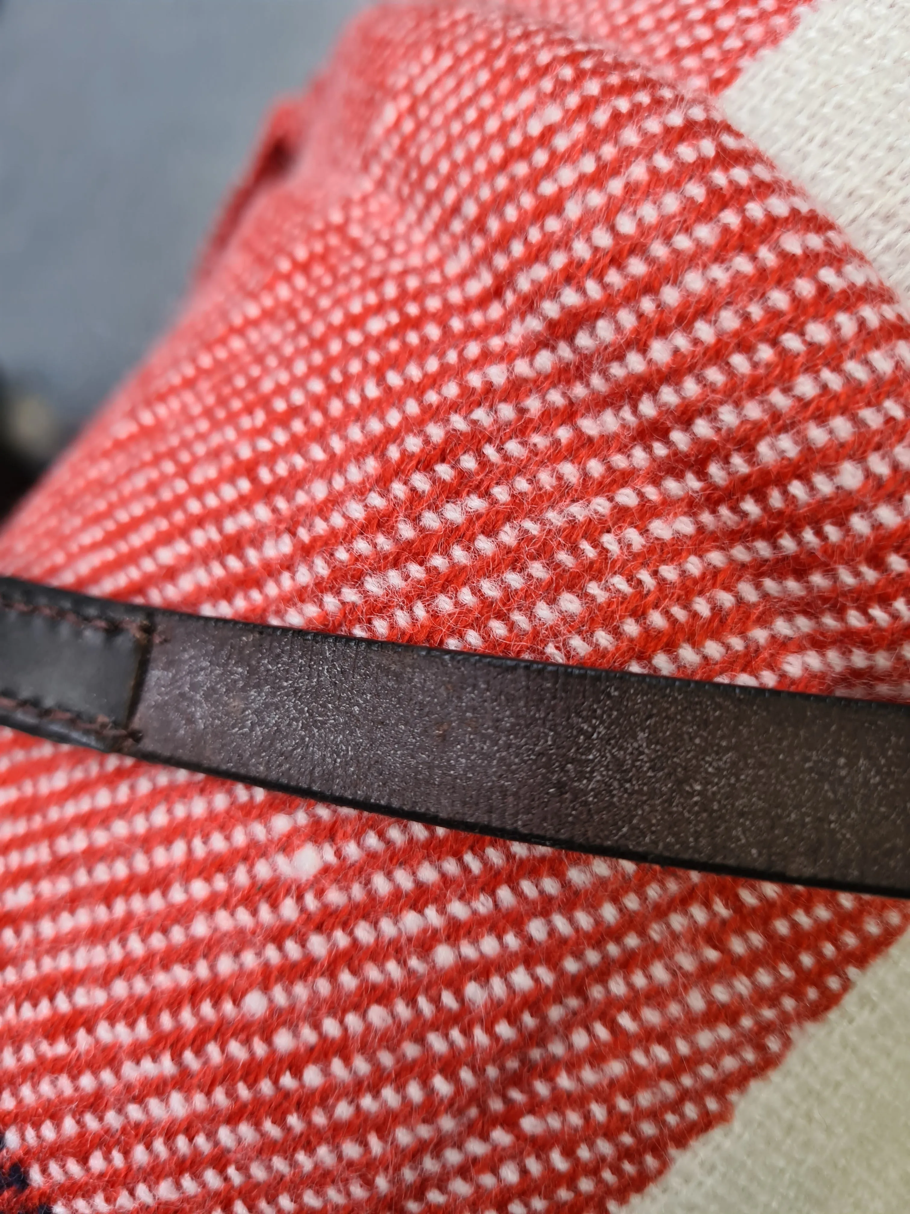 Used full brown leather plain brow band FREE POSTAGE ✅
