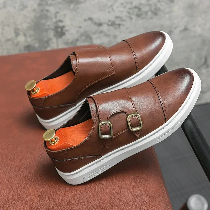 Vero Monk Leather Shoes
