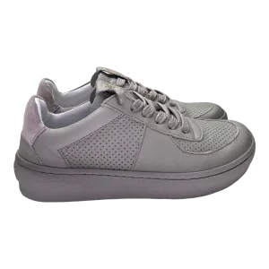 VIBAe London Bio leather sneakers, acciaio/grey | 36