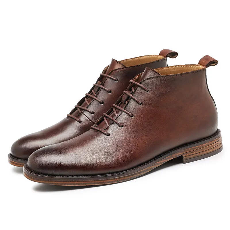 Vintage Handmade Ankle Boots for Men