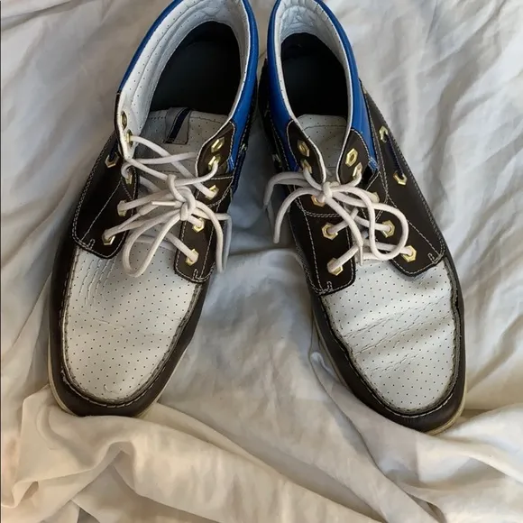 Vintage Timberland leather docker boating shoes