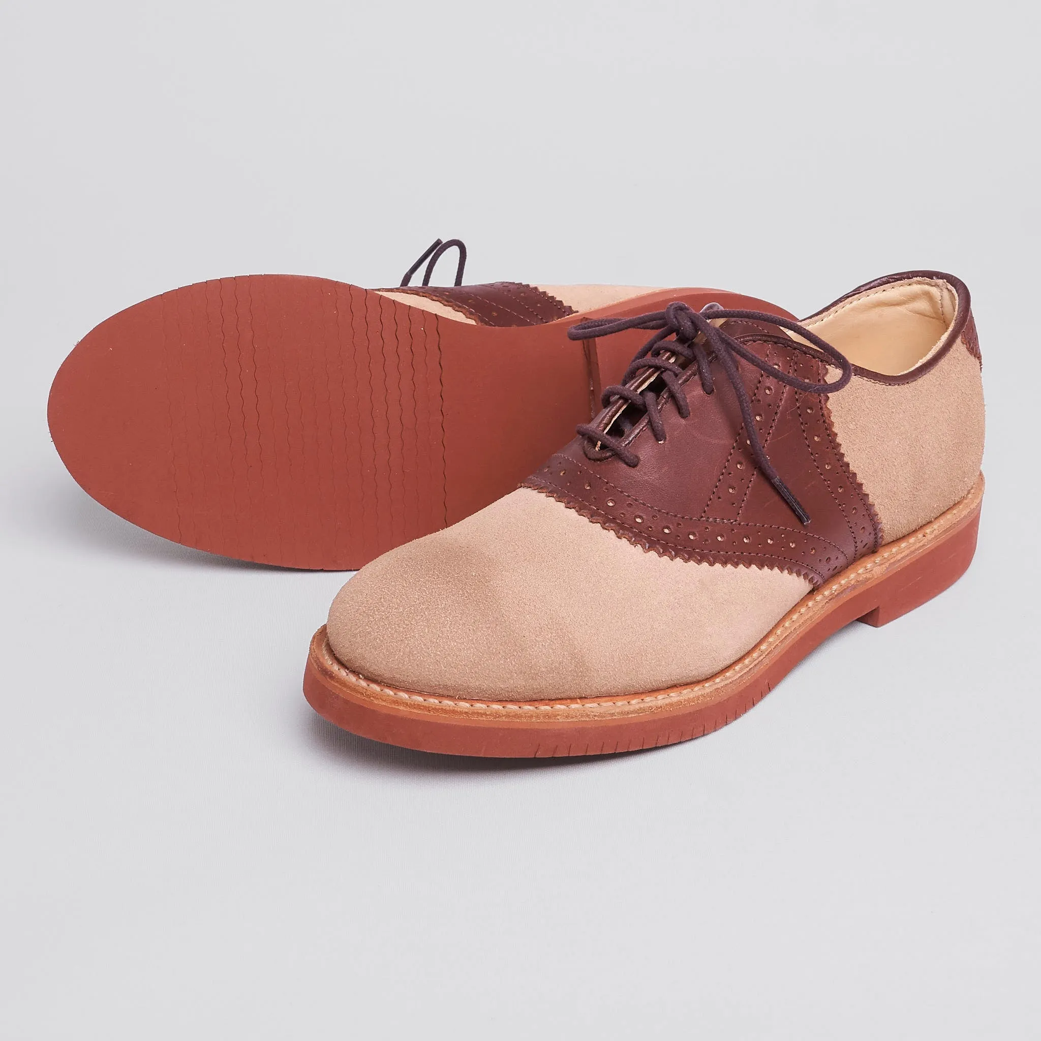 Walk Over Saddle Oxford Shoe
