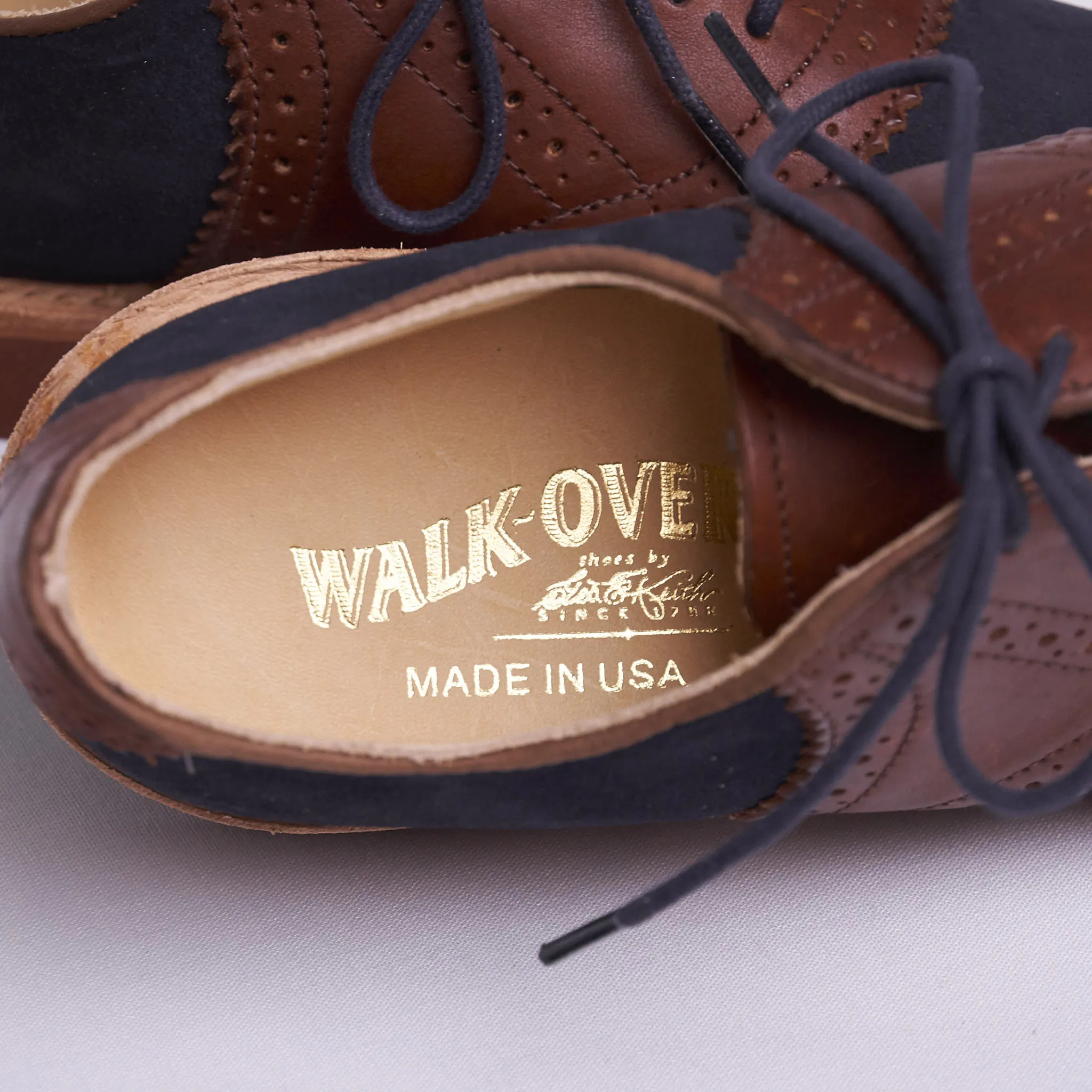 Walk Over Saddle Oxford Shoe