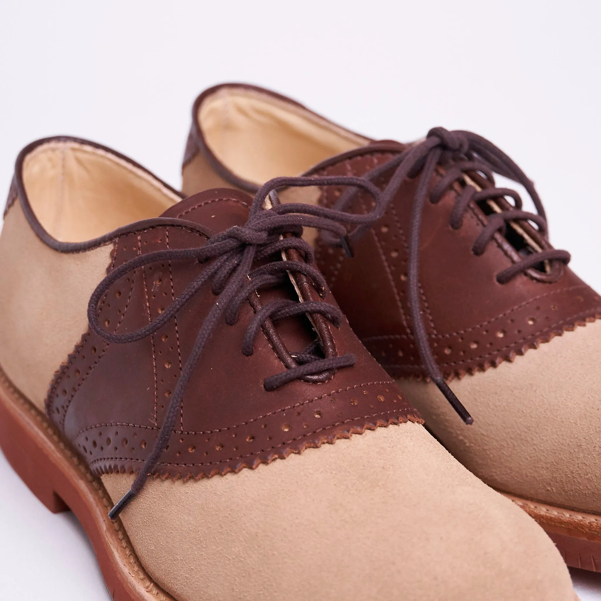 Walk Over Saddle Oxford Shoe