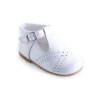 White Patent Shoe