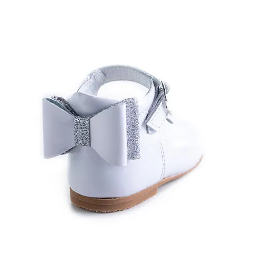 White Patent Shoe