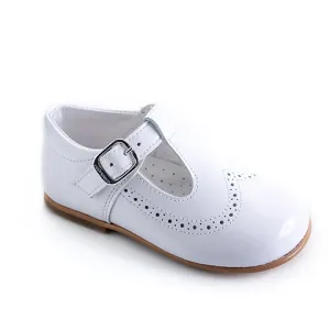 White Patent Shoe