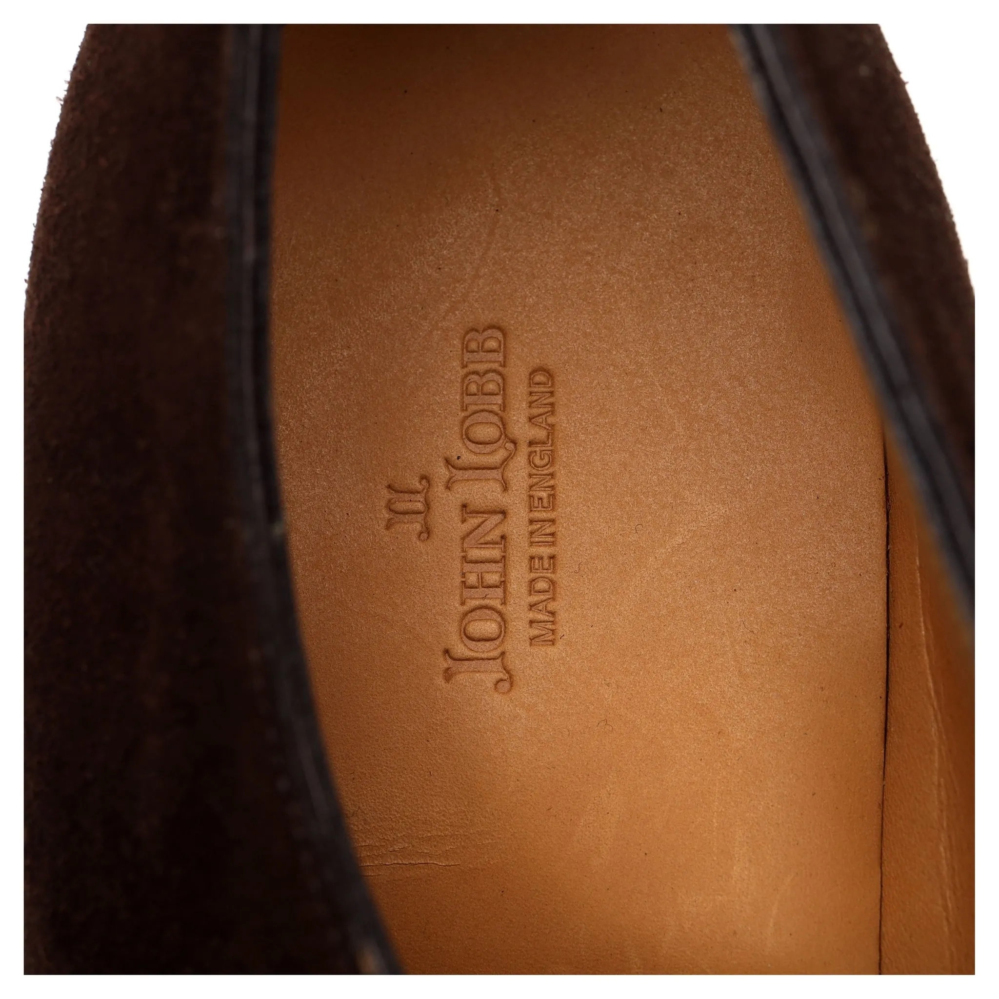 'William' Dark Brown Suede Double Monk Strap UK 10.5 E
